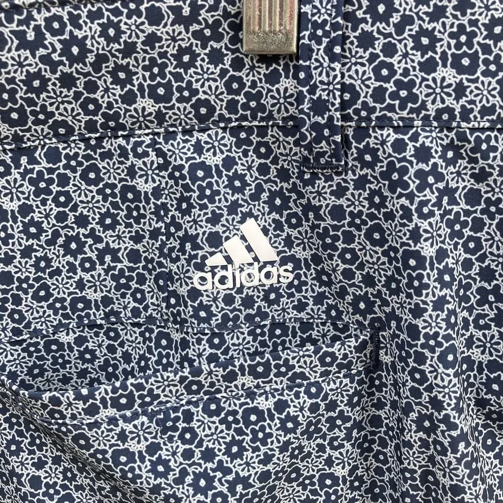 Adidas Golf Shorts Men's Size 40 NWOT Paisley Blue Floral Pattern AOP‎ Unique